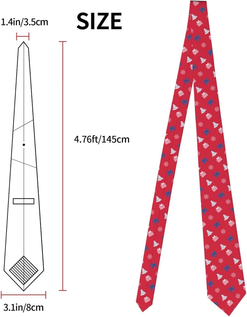 ARESD Men's Tie Funny Neckties Halloween Novelty Ties Formal Party Business Neckties - Image 5